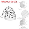 thumbnail image 4 of Balery Fish Bone Pattern Santa Hat Christmas Hat Funny Christmas Hat Christmas Knitted Beanie Hat For Kids, 4 of 6
