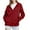 Red, variant on Wensltd Women Sports Jacket Outdoor Windproof Zipper Hooded Jacket for Cycling Hiking