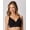 Black, variant on Seamless Wirefree Comfort Bra Black L Women's