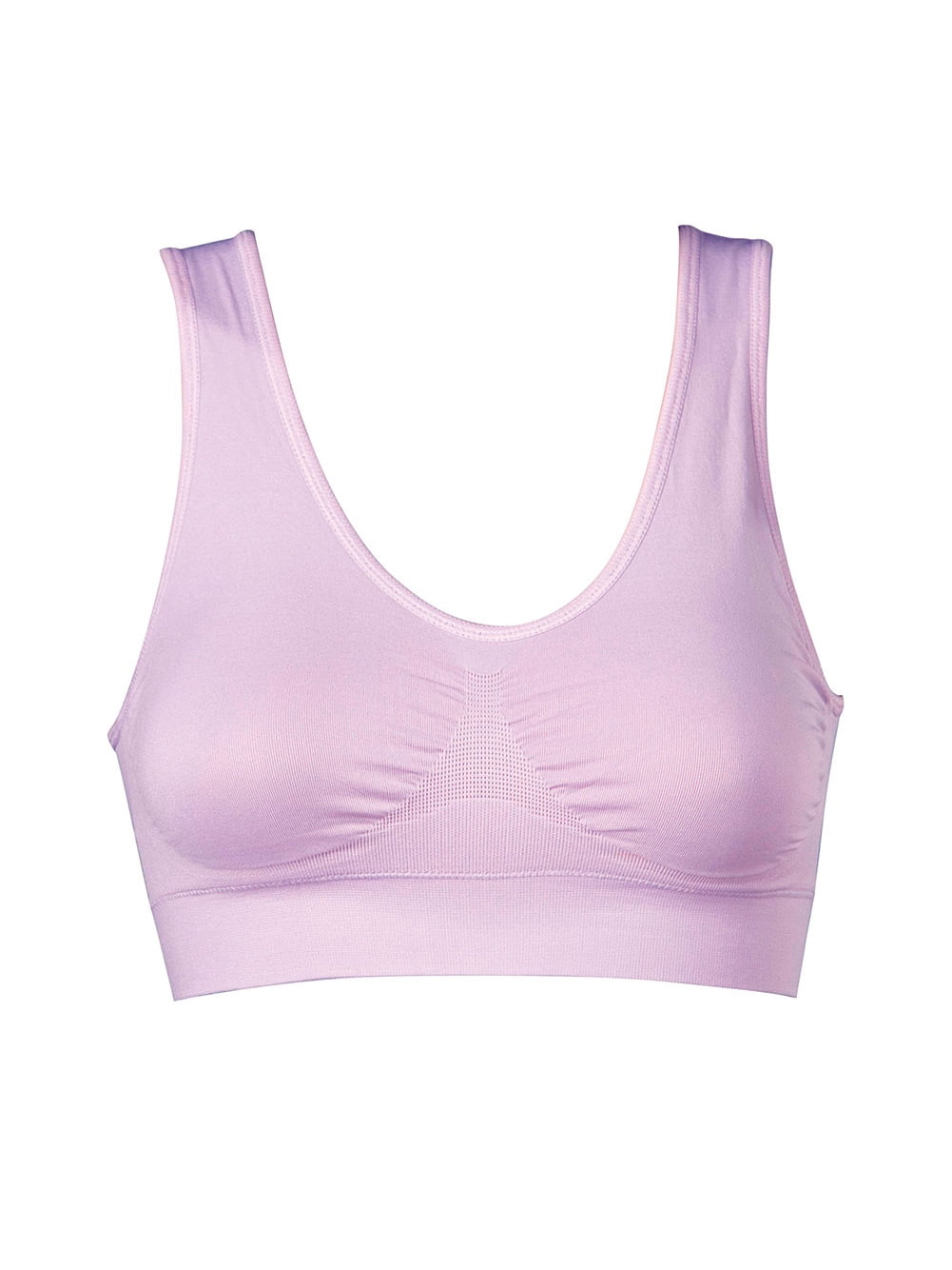 Women's Genie Bra Seamless 3-Pack - Neutral Color Comfort Sports Bras 