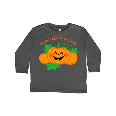 

Inktastic Cutest Punkin in the Patch Gift Toddler Boy or Toddler Girl Long Sleeve T-Shirt
