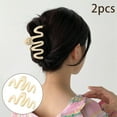 2PCS Large Hair Clip Disc Hair Clip Women's Hair Clip Little Girl Hair