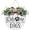 White, variant on Welcome We Hope You Like Dogs Sign for Front Door Porch Farmhouse Wreath Round Welcome Wood Sign Decor Hanging for Dogs Lovers Christmas Decoration Housewarming Gift