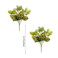 thumbnail image 3 of AYktou 2 Pcs Artificial Plants Leaves Greenery Plants, 13.8 Inch Sprawling Plants Leaves Gradient Color Texture Faux Plants Bouquet Fillers for Vase Floral Arrangement Table Centerpiece Home Decor, 3 of 6