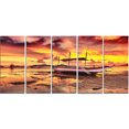 thumbnail image 2 of Beau Bateau sous Ciel Jaune, 2 of 3