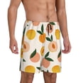 thumbnail image 2 of Sikiie Peach1 Mens Pajama Shorts, Lightweight Lounge Pant with Pockets Soft Sleep Pj Shorts for MenMedium, 2 of 6