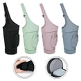 thumbnail image 2 of Tapis de Yoga Imperméable avec Poche pour Bouteille et Compartiment Humide Rose, 2 of 7