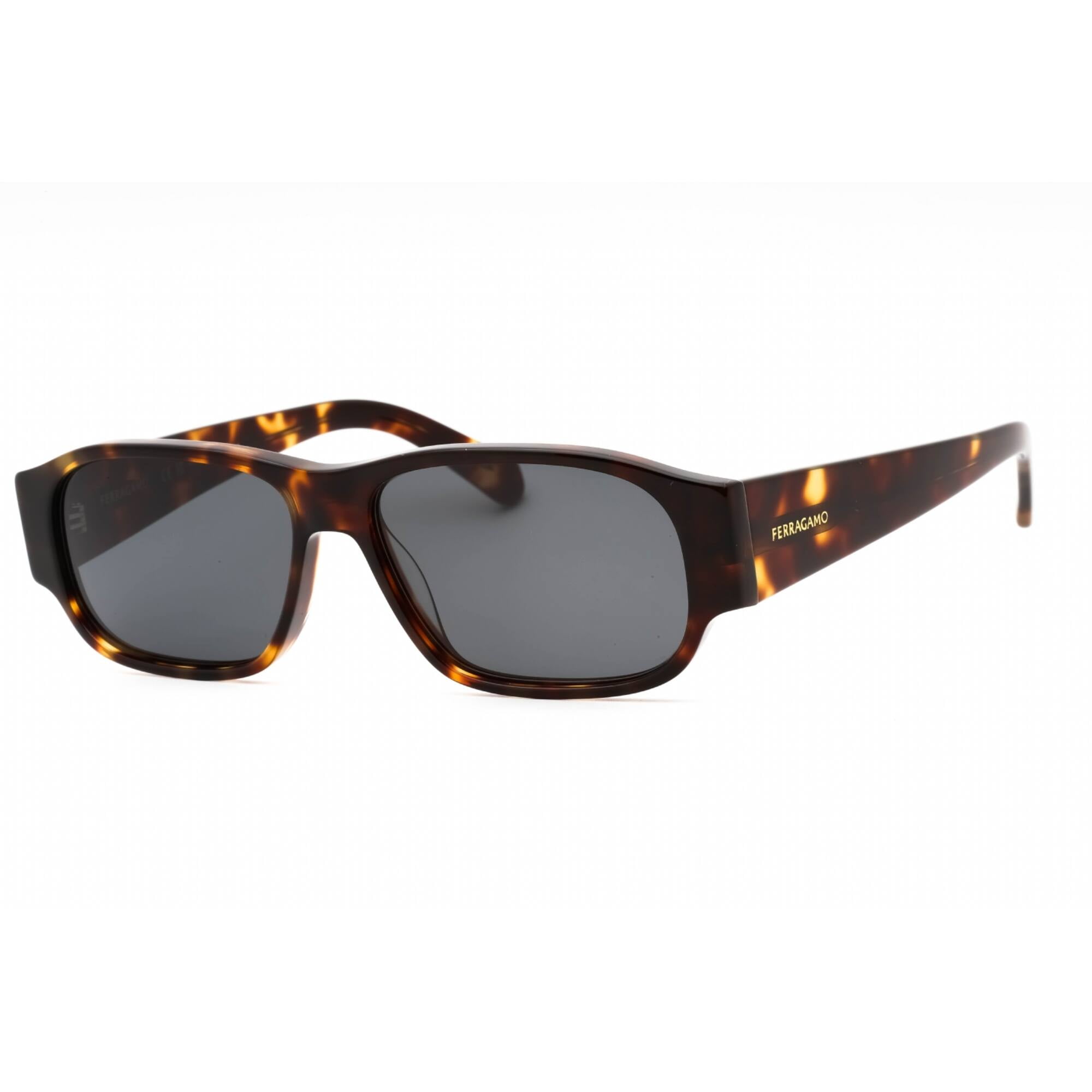 FULL INCLUSION-Ferragamo Brown Rectangular Indoor/Outdoor Sunglasses Amazon.com: Salvatore Ferragamo Brown Gradient Rectangular  main image 2
