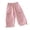Pink, variant on Toddler Girl's Cargo Pants Baby Infant Elastic Waist Baggy Sweatpants Cute Fall Clothes Newborn Trendy Trousers 0-8 Y