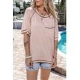 thumbnail image 3 of Casuashion Stylish Dusty Pink Tee: Pockets & Seam Detail - Free Shipping!, 3 of 8