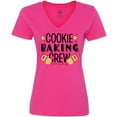thumbnail image 3 of Inktastic Christmas Cookie Baking Crew with Oven Mitts Women's V-Neck T-Shirt, 3 of 5