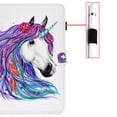 thumbnail image 4 of Allytech Flip Case for Galaxy Tab A7 Lite 2021(Model: SM-T220/SM-T225), Premium PU Leather Multi-Angle Viewing Stand Wallet Case for Samsung Galaxy Tab A7 Lite 8.4" T220 2021, Unicorn Horse, 4 of 8