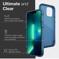 thumbnail image 4 of Étui Raptic Air Compatible avec iPhone 13 Pro Max, Résistant aux Rayures, Pare-Chocs en Aluminium Métal, Charge Sans Fil, Protection contre les Chutes de 13 Pieds, Compatible avec iPhone 13 Pro Max, Bleu, 4 of 7