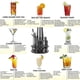 thumbnail image 5 of Bartender Kit,20-piece Rose Gold Cocktail Shaker Set With Rotating Acrylic Stand,for Mixed Drinks Martini Home Bar Tools, 5 of 5