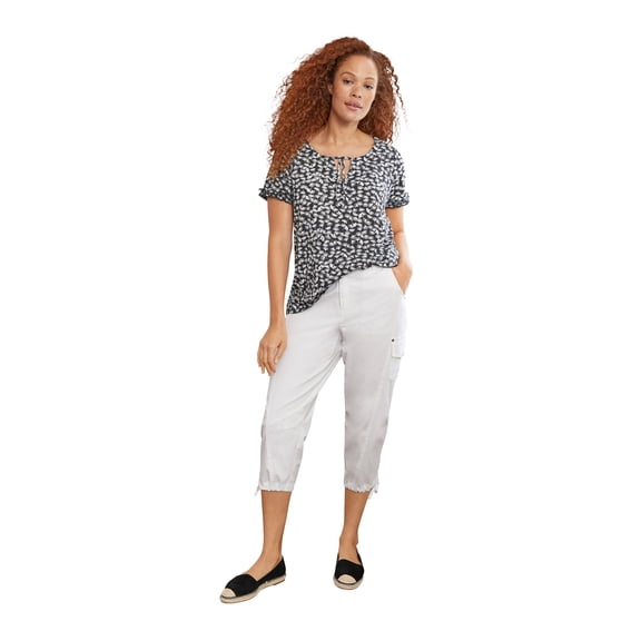 ellos Women's Plus Size Cargo Capris