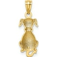 thumbnail image 4 of 14K Yellow Gold Polished Sitting Dog Pendant (23.44 X 7.85) Made In United States k6120, 4 of 6
