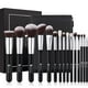 thumbnail image 1 of Juego de brochas de maquillaje DuCare, 15 unidades, con bolsa para mezclar bases, 1 of 9