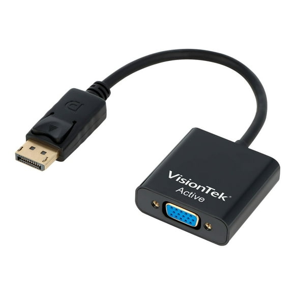 VisionTek Active VGA Câble Adaptateur DP vers - Convertisseur Vidéo - Port d'Affichage - VGA