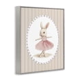 thumbnail image 2 of Stupell Industries Cottage Woodland Dancer Bunny Gray Framed Giclee Art, 24 x 30, by Christine Simpson Art, 2 of 8