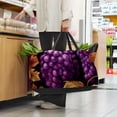 thumbnail image 6 of Grape Large Foldable Oxford Cloth Laundry Bag Storage Box Cube Organizer, 6 of 7