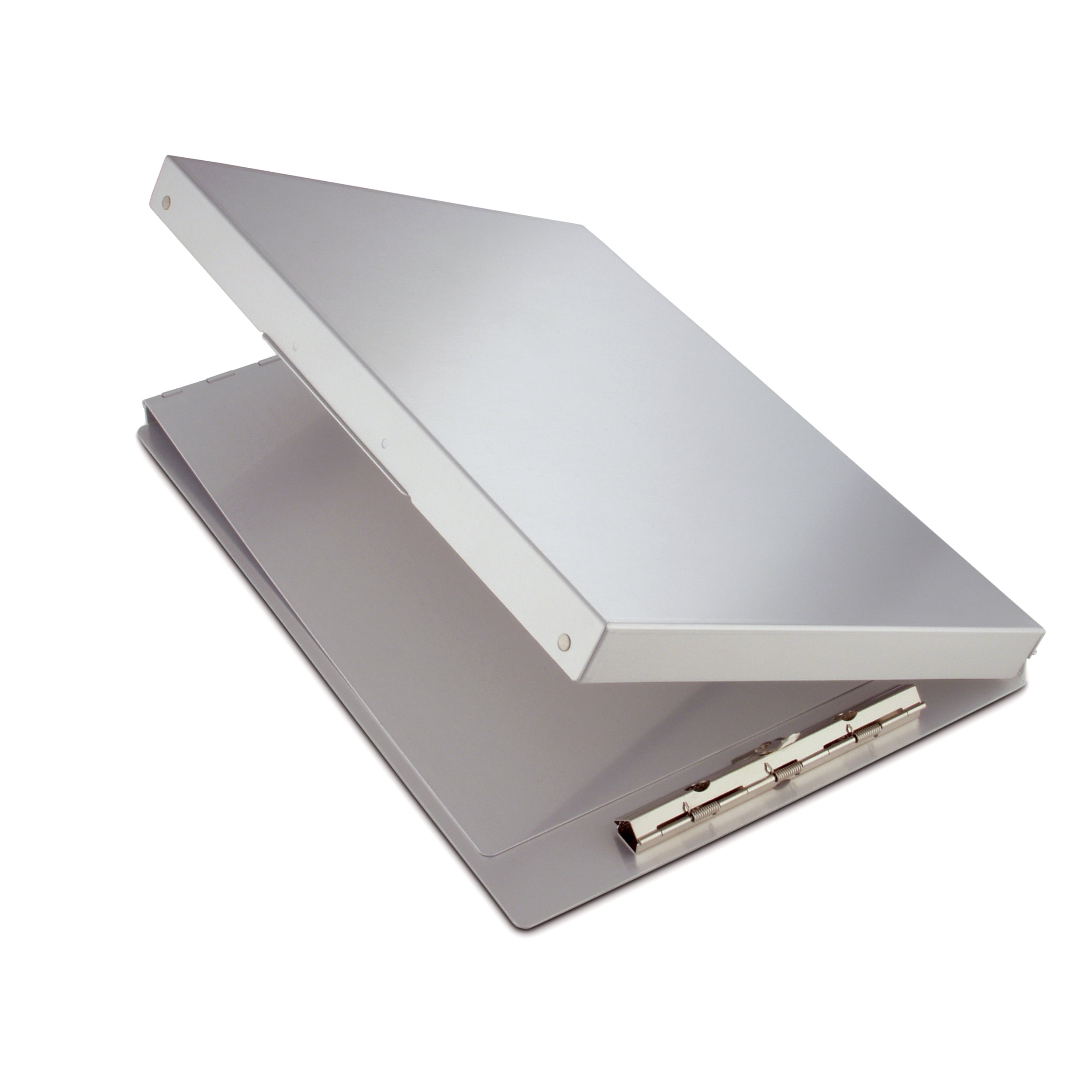 Saunders Metal Form Holder, A, Side Privacy Cover, Low Profile Clip, Letter, Silver