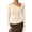 Beige, variant on Women's Long Sleeve Crop Top, One Shoulder Asymmetrical Ribbed Blouse, Slim Fit Ruched Going Out Top for Date Night, Spring Wardrobe and Casual Outfits Beige