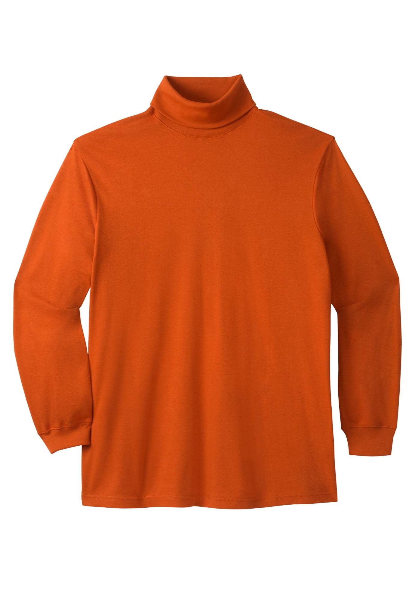 long sleeve orange turtleneck