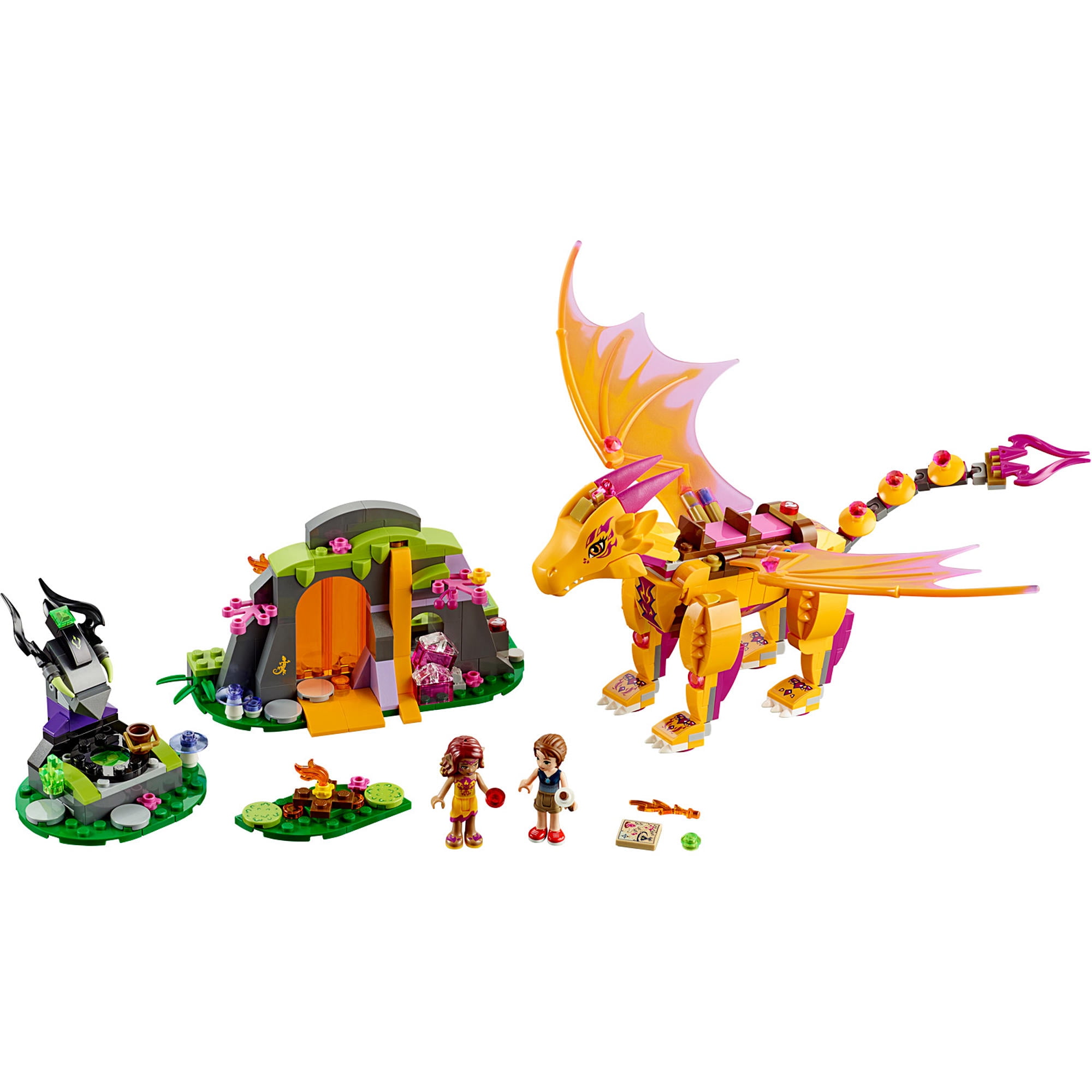 lego elves fire dragon