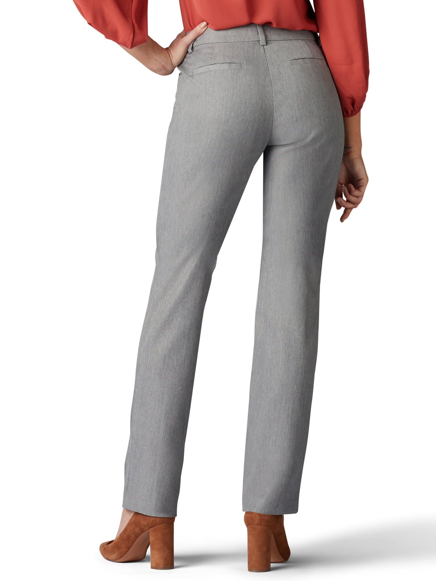 Lee Women’s Straight Leg Wrinkle Resist Stretch Pant