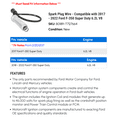 thumbnail image 2 of Spark Plug Wire - Compatible with 2017 - 2022 Ford F-350 Super Duty 6.2L V8 2018 2019 2020 2021, 2 of 2