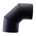 thumbnail image 2 of Adaptador de tubo de ventilación para estufa, codo negro de 90 grados, resistente a altas temperaturas, para accesorios de ventilación de cocina, codo Identificación 20cm, 2 of 8