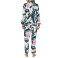 thumbnail image 4 of eileial Womens Cotton Pajamas Set Womens PJs Sleepwear for Women(Green,XL), 4 of 4