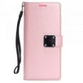 thumbnail image 6 of Entronix Folio Wallet Case for iPhone 13, PU Leather [6 Card Slots] Lanyard, Rose, 6 of 6