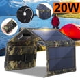 thumbnail image 2 of Sywqhk Cargador de panel solar USB plegable impermeable 20W 5V para senderismo (camuflaje), 2 of 6