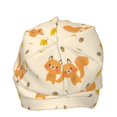 thumbnail image 4 of Disketp Squirrel And Leaves Unisex Knit Hats Beanies Hats for Men Women Winter Beanies Men's Women's Knit Cuffed Beanies Hats Beanie, 4 of 7