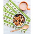 thumbnail image 3 of Saint Patrick's Day Kitchen Dish Towels for Drying Dishes Set of 4, Rainbow Clovers Green Striped Dots Waffle Weave Microfiber Hand Tea Bathroom Towels Quick Dry & Absorbent Towel 12x12, 3 of 7