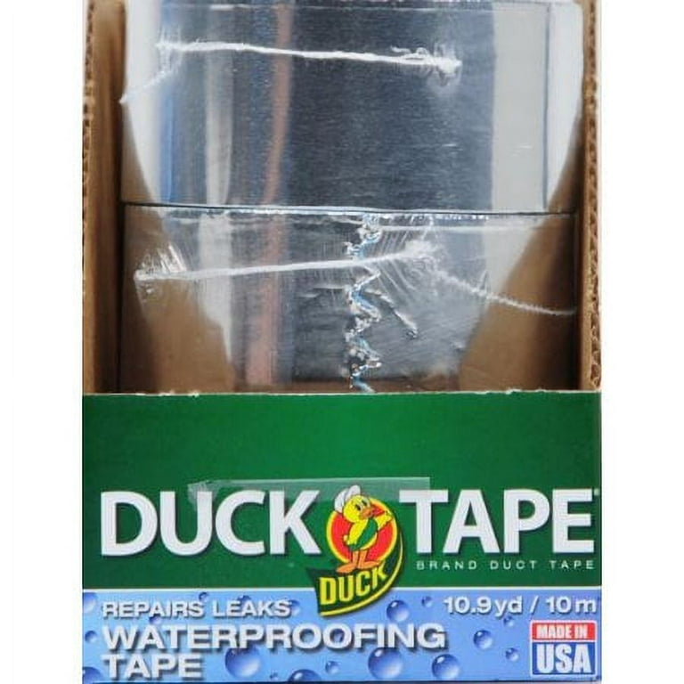 Duck Brand Waterproofing Tape, Silver, 1.88 Inches x 10.9 Yards, 1 Roll  (280355)