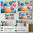 thumbnail image 4 of Designart "Colorful Umbrella Mosaic" Sky Floater Framed Wall Art Prints, 4 of 5