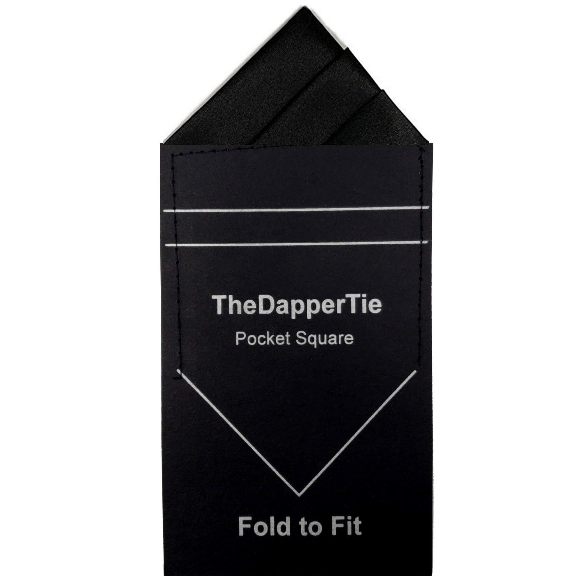 TheDapperTie Mens Trifecta Triangle Pre Folded Pocket Square 