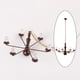 thumbnail image 5 of Lámpara de techo colgante de cristal de metal a escala HO 1:87 Lámparas de techo Luces blancas para Bronce 7.8cm, 5 of 9