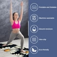 thumbnail image 2 of Daisy Yoga Towel, Storage Bag, 72.8"x26.8" - Suitable for Yoga, Pilates, Fitness, Gym Towel, Yoga Mat Towel, Yoga Blankets Included, 2 of 6