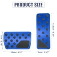 thumbnail image 4 of 1 Juego Freno Pedal Cubierta Gas Acelerador Pedal Cubierta para Coche Azul, 4 of 7