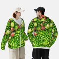 thumbnail image 4 of Balery Cactus And Succulents Sudadera ligera de manga larga con capucha y protección solar UPF 50+ para hombre y mujer, ideal para pesca y running-Large, 4 of 7