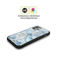 thumbnail image 2 of Head Case Designs Officially Licensed Micklyn Le Feuvre Marble Patterns Geometric Gilded Stone Tiles In Soft Blues Hybrid Case Compatible with Apple iPhone 13, 2 of 7