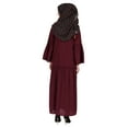 thumbnail image 4 of Bimba Islamic Long Dress With Printed Hijab Scarf Rayon Abaya Maxi Clothes For Muslim Women, 4 of 9