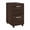 Black, variant on Hybrid 2 Drawer Mobile File Cabinet in Black Walnut - Engineered Wood