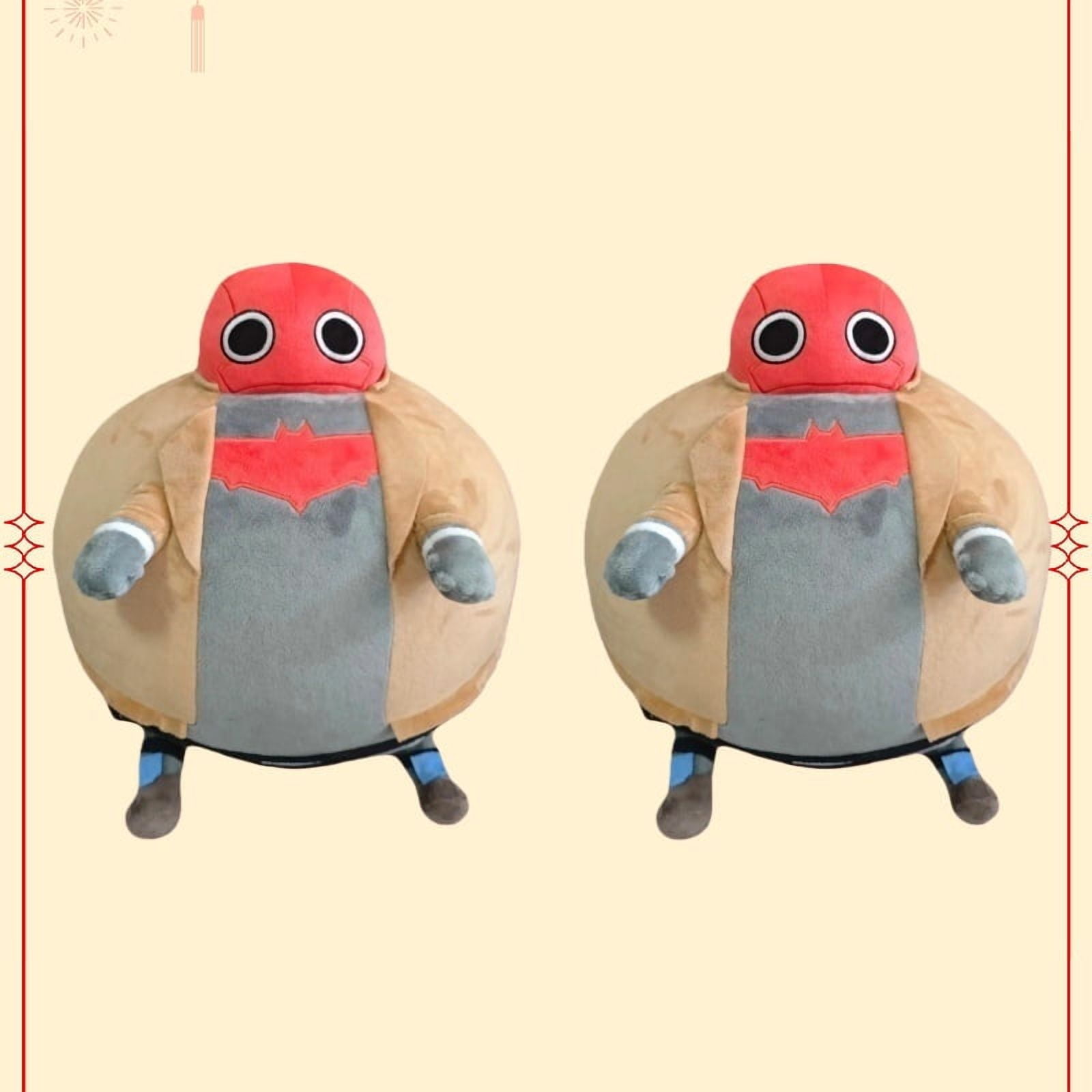 Fat Jason Todd Fatson Plush Toy 11.8 Inch Soft Plushie Dolls Stuffed Animals Cotton Anime Toys Collectable Doll Christmas Halloween Gifts for Boys Girls Friends
