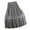 A-Grey167, variant on XIAONU Office Pleated Skirt For Women Leather Flowy Slimming Long Skirt Casual Daily Wear Work Skirts