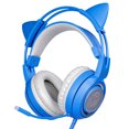 thumbnail image 1 of Cateissary Somic-auriculares con cable para ordenador, micrófono para videojuegos, barra de red, Control de línea omnidireccional, auriculares Juegos de teclado y mouse para computadora, 1 of 6