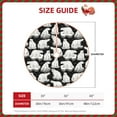 thumbnail image 2 of Lukts Cute Cartoon Polar Bear Print Color Life Christmas Tree Skirt, Winter Holiday Tree Mat Decoration ,Can be Used as A Shawl-48", 2 of 6